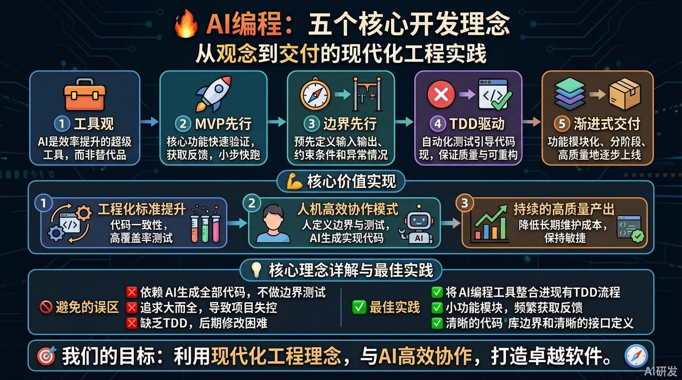 AI编程五个核心开发理念