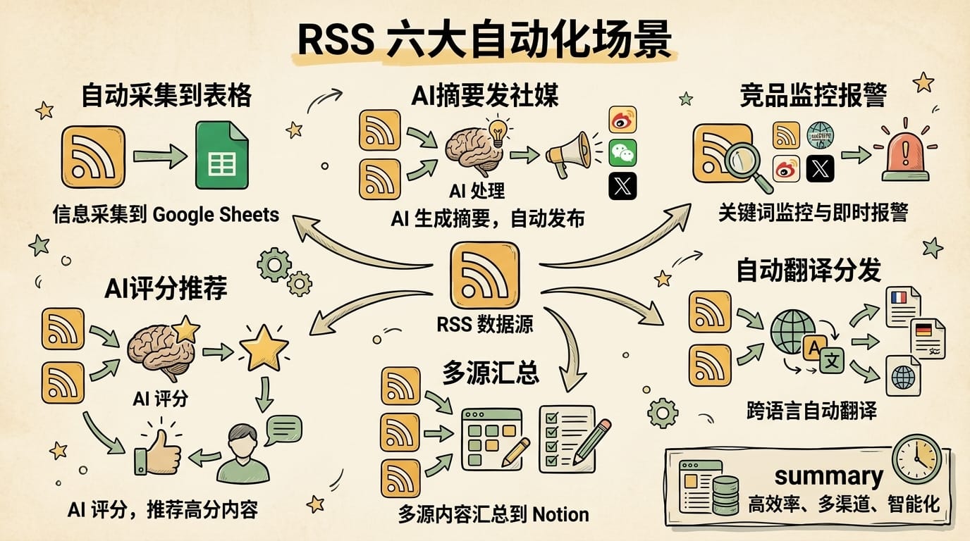 RSS六大自动化场景