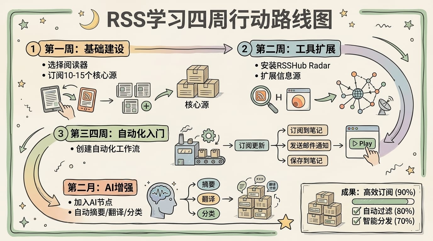 RSS学习四周行动路线图