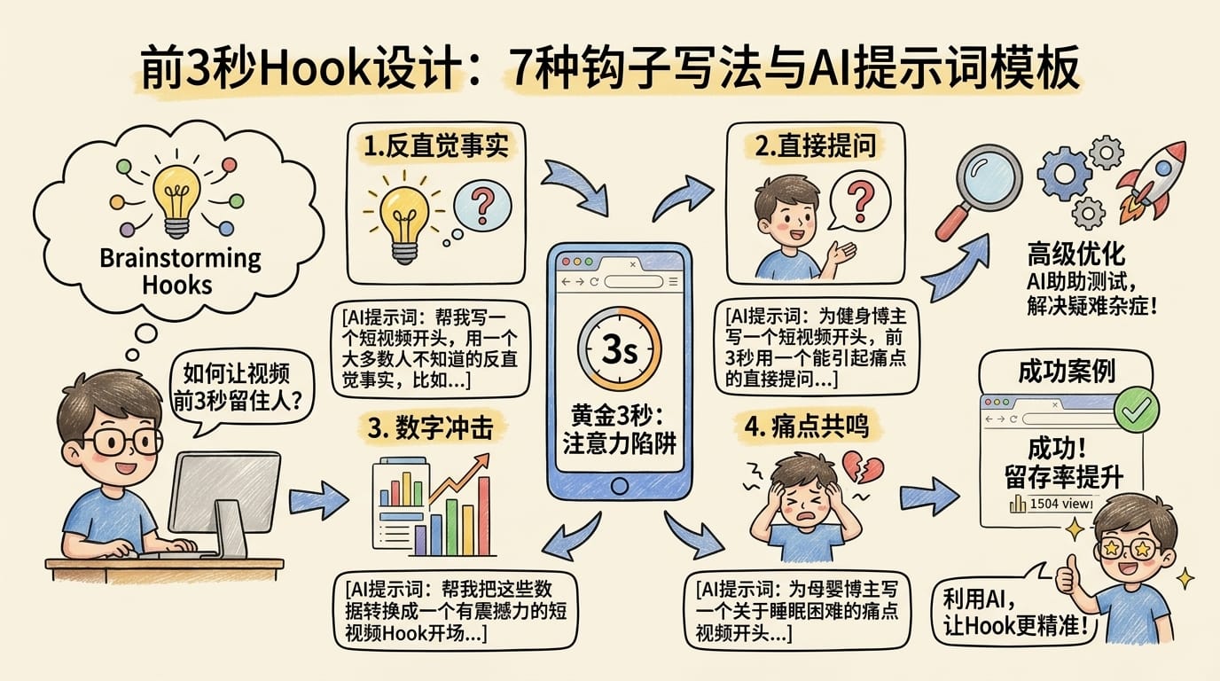 前3秒Hook设计