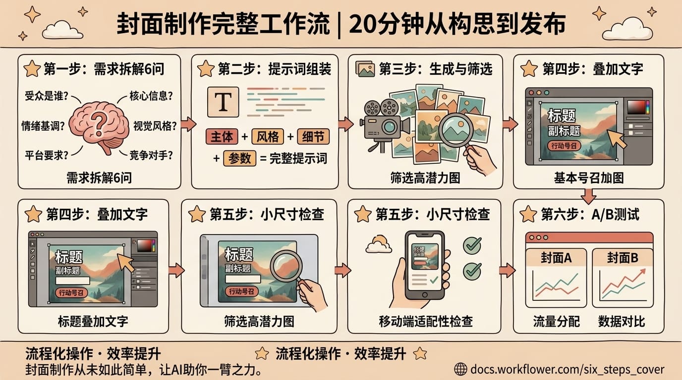 封面制作完整工作流