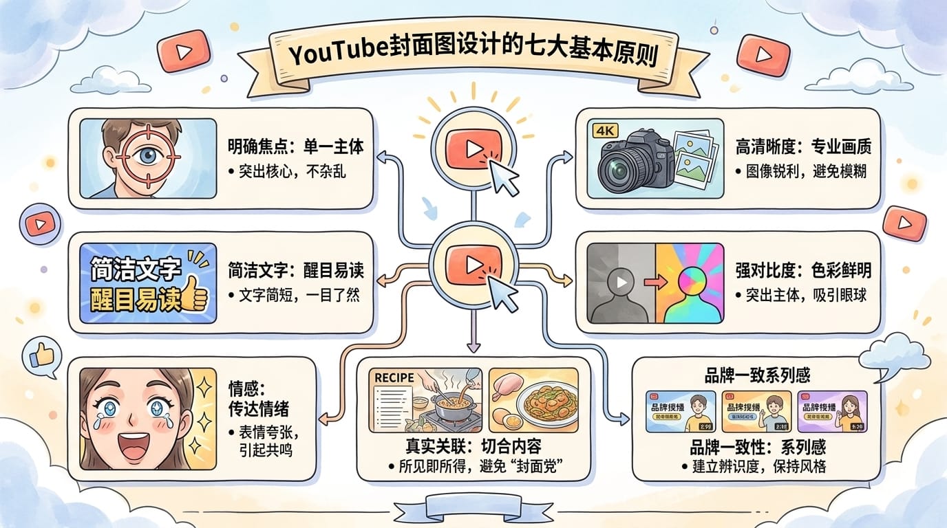 YouTube 封面设计 7 条基本原则