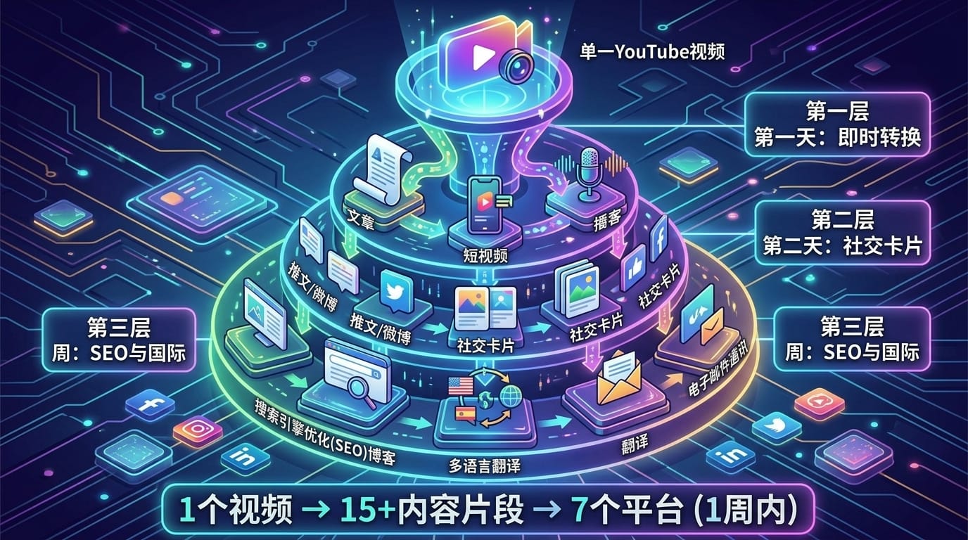 三层内容裂变工作流