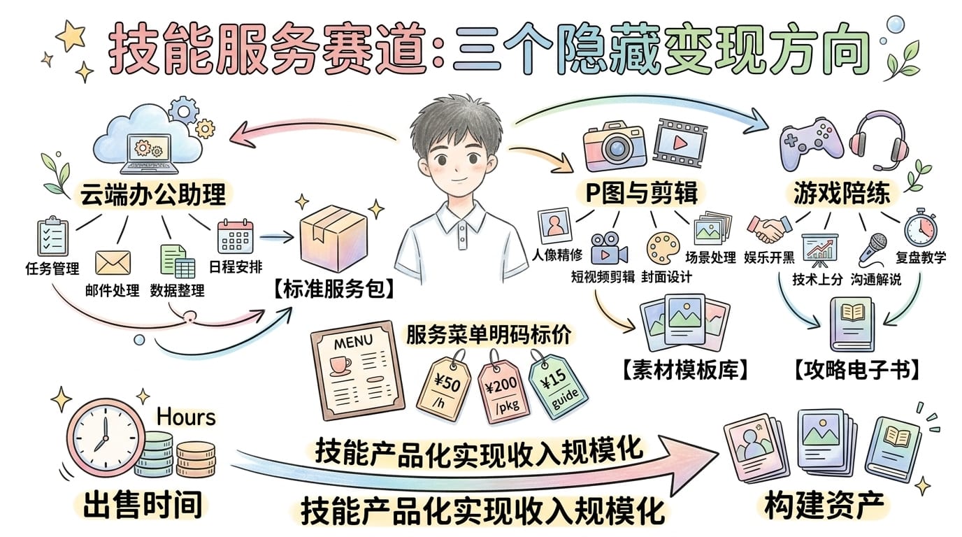 技能服务赛道：三个隐藏变现方向