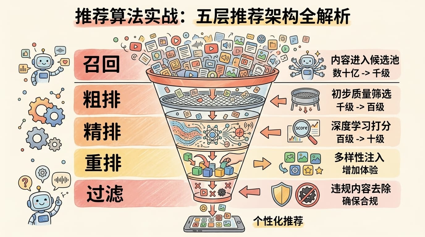 推荐算法 5 层架构