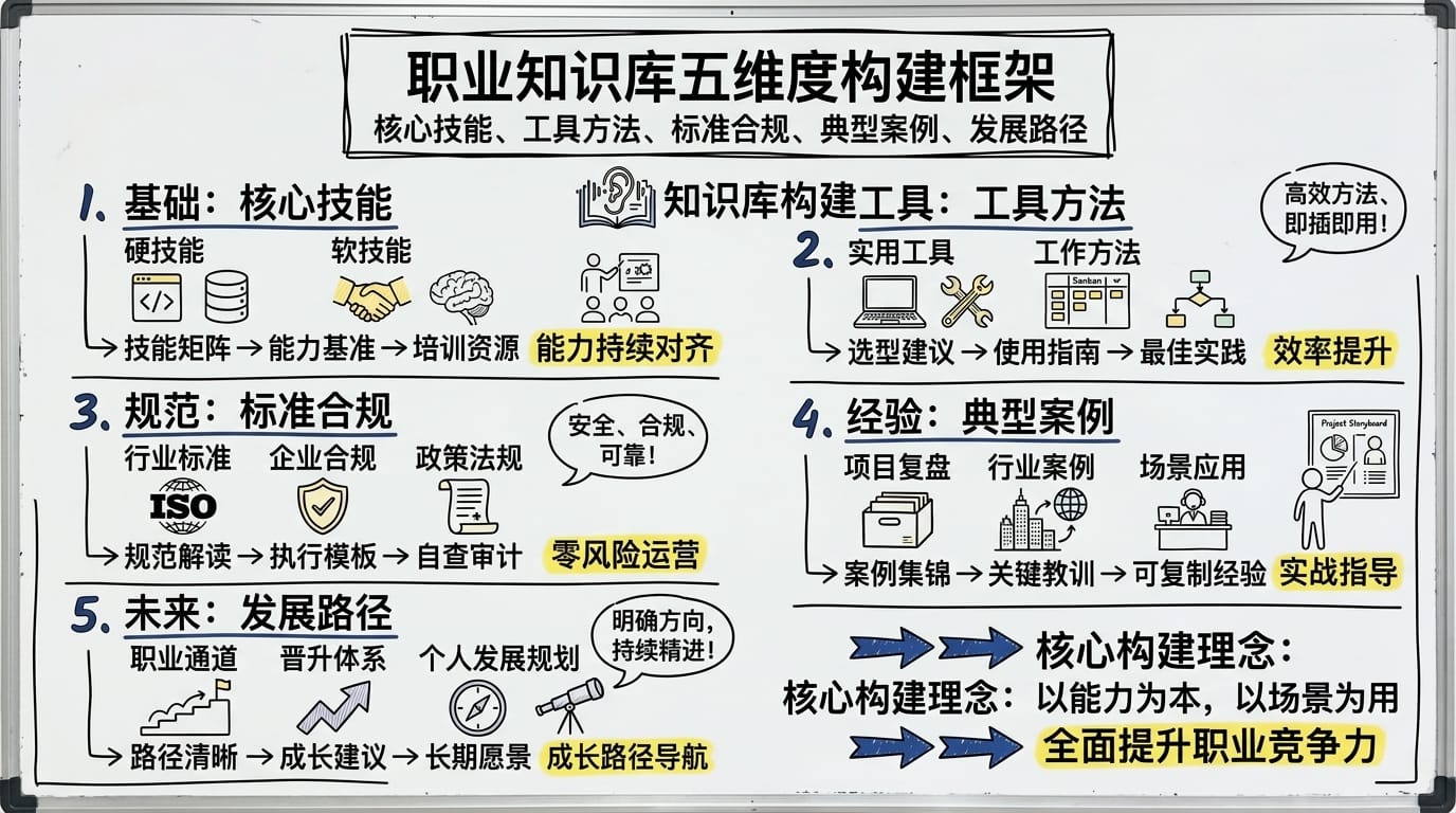 职业知识库五维度构建框架