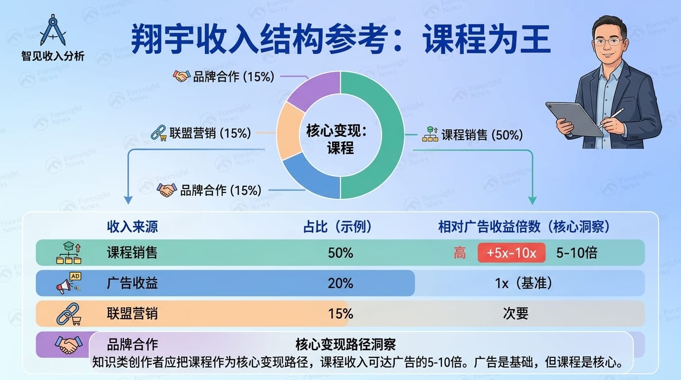 创作者收入结构参考