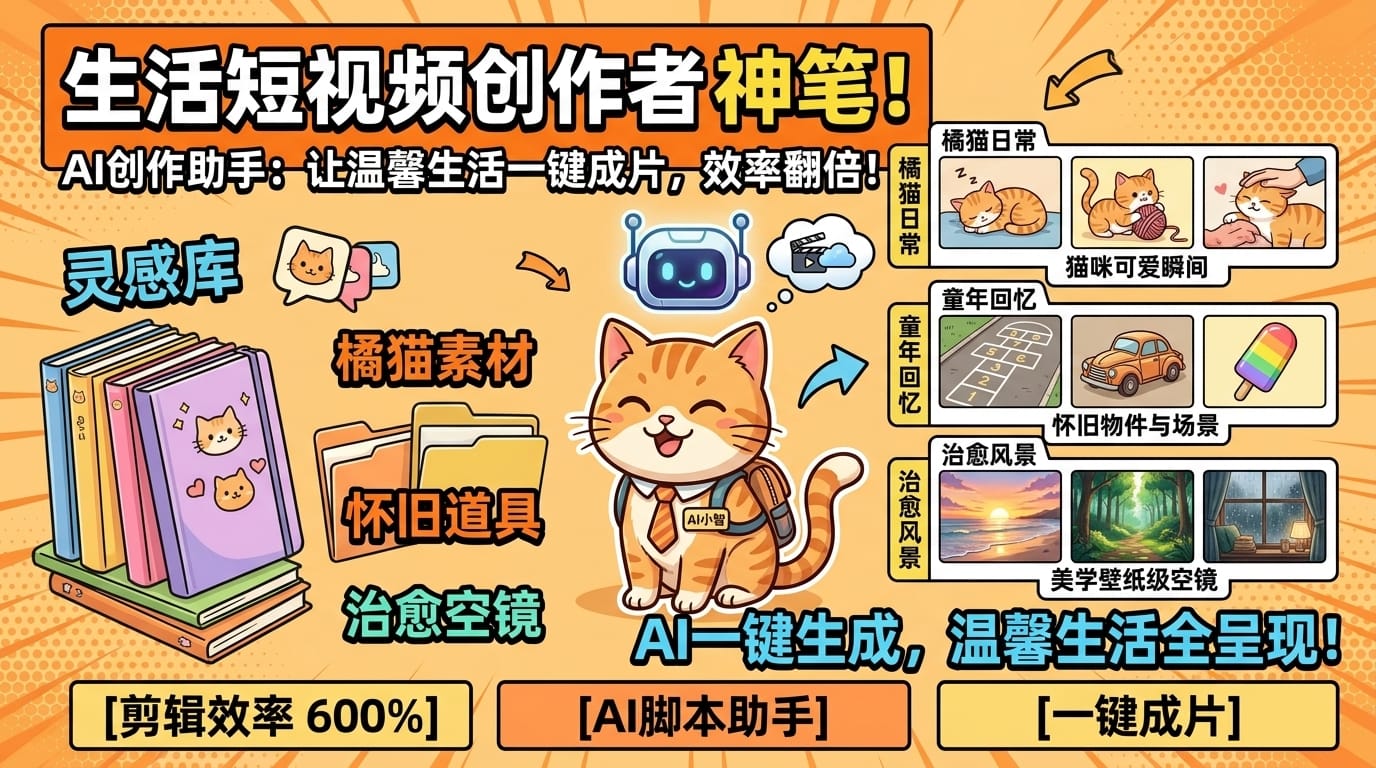 AI 短视频生活类风格