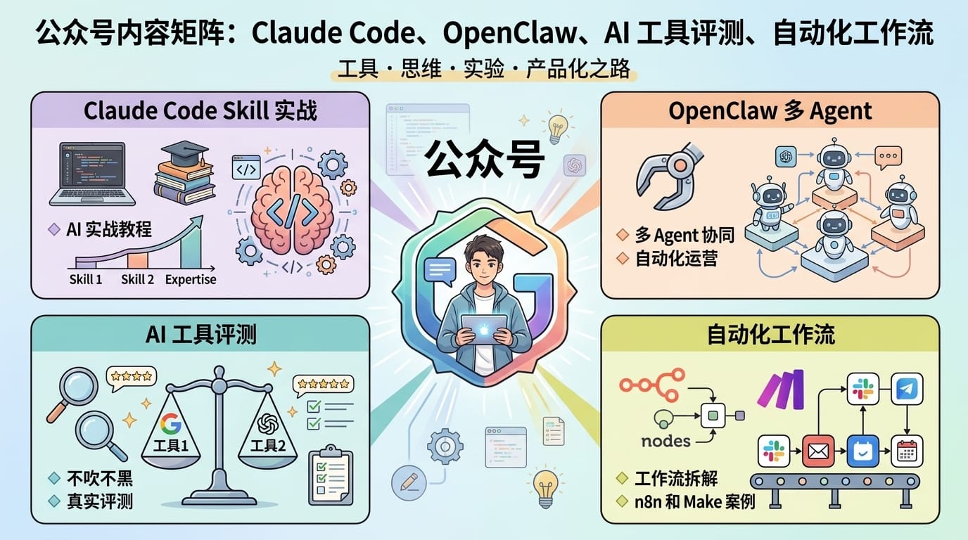 公众号内容矩阵