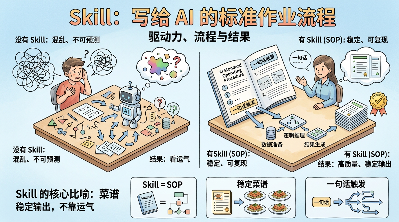 Skill：写给 AI 的标准作业流程