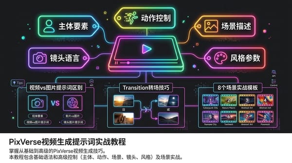 PixVerse 视频提示词创作深度教程