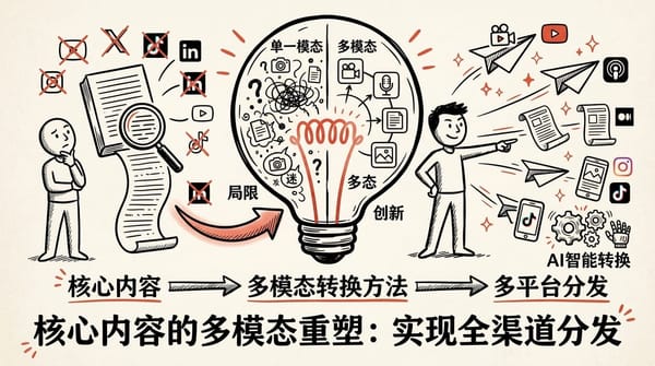 模态转换：自媒体内容创作的跨界新玩法